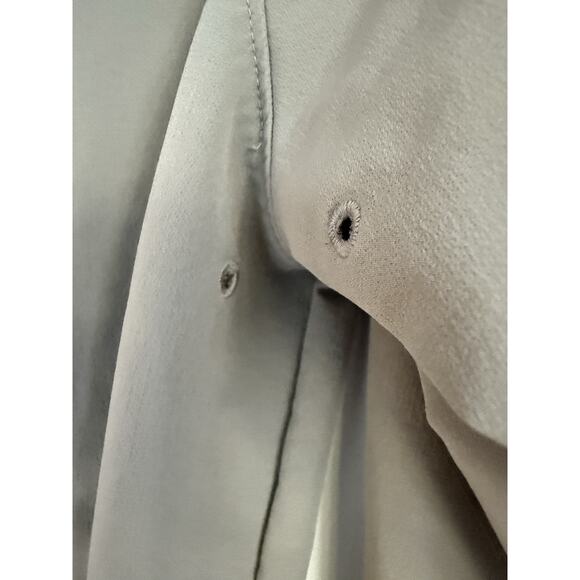 LOLE Waterproof Hooded Rain Jacket Womens size Small Gray Neutral Outdoor - Picture 4 of 10